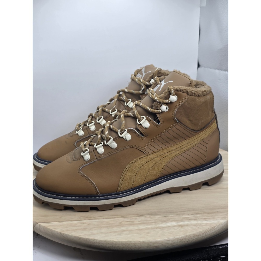 Mens Size 8.5 - Puma Tatau FUR Boot Chipmunk Brown Boots Hiking boots Fur lined